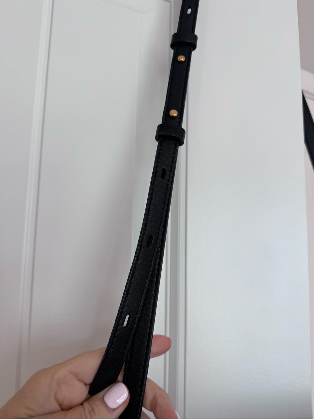 Madewell The Chain-Strap Crossbody Bag in black Leather - Picture 4 of 6